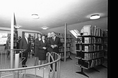 23.10.2022 90 Jahre Stadtbücherei 1971 - Eröffnung des Neubaus für die Kreis- und Stadtbücherei 1971