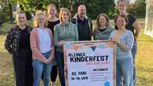 Das Orga-Team freut sich auf den Kindernachmittag zum Auftakt des Sorgenser Schützenfestes.