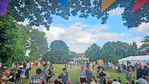 Beim Kinderfest hat sich die Sorgenser Schützenwiese in ein Spielparadies verwandelt.