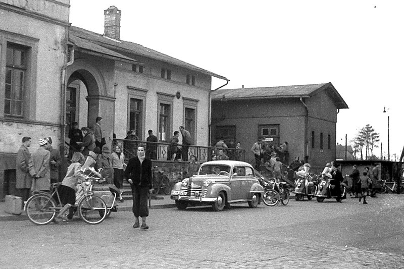 Eisenbahnausstellung - Burgdorfer Bahnhof 1957