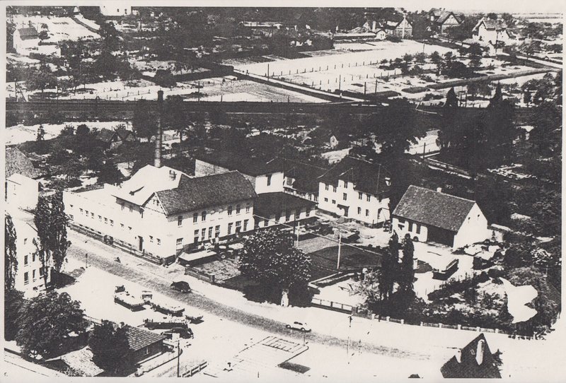 Die Burgdorfer Molkerei (Luftbild aus den 1950er Jahren)