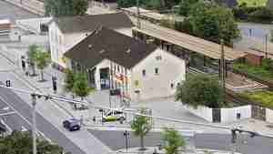 Der Bahnhof Burgdorf in der heutigen Zeit