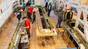 Führung durch die Eisenbahnausstellung am 18, Oktober