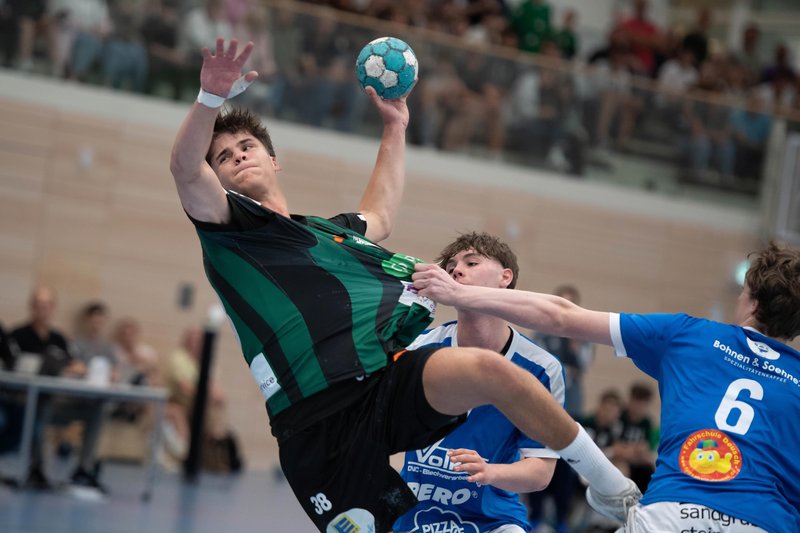 Julius Pöthke beim Torabschluss