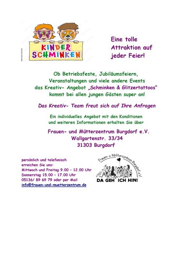 Kinderschminken