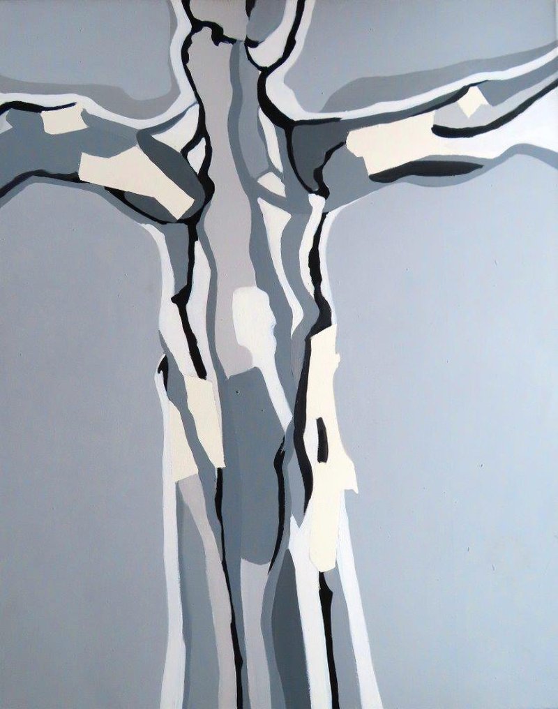 Mensch-Sein , 100x80 cm, Acryl auf Lw MG_2479