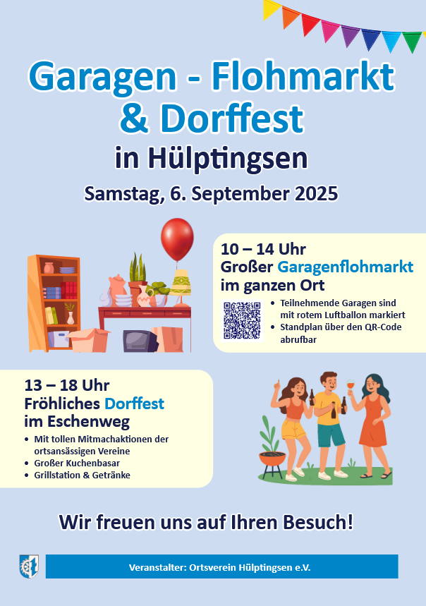 Plakat_Garagenflohmarkt&Dorffest_06.09.25_Ansicht