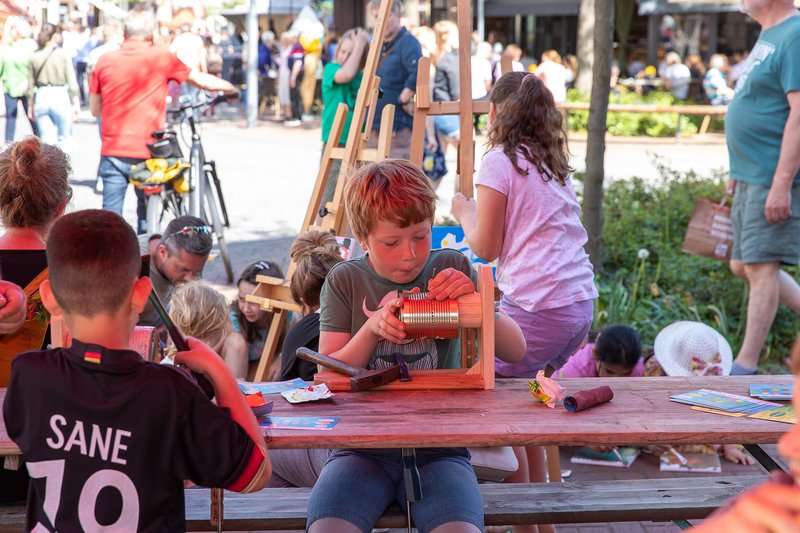 Spielstationen in der Marktstraße 2