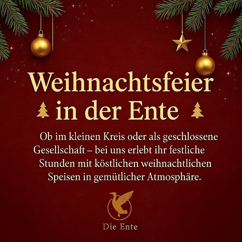 Weihnachtsfeiern